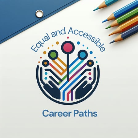 Equal and Accessible Career Paths -hankkeen logo